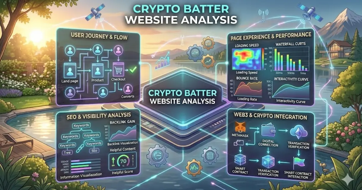 Crypto Batter Website Analysis 