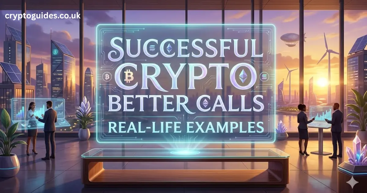 Real-Life Examples of Successful Crypto Better Call Details
