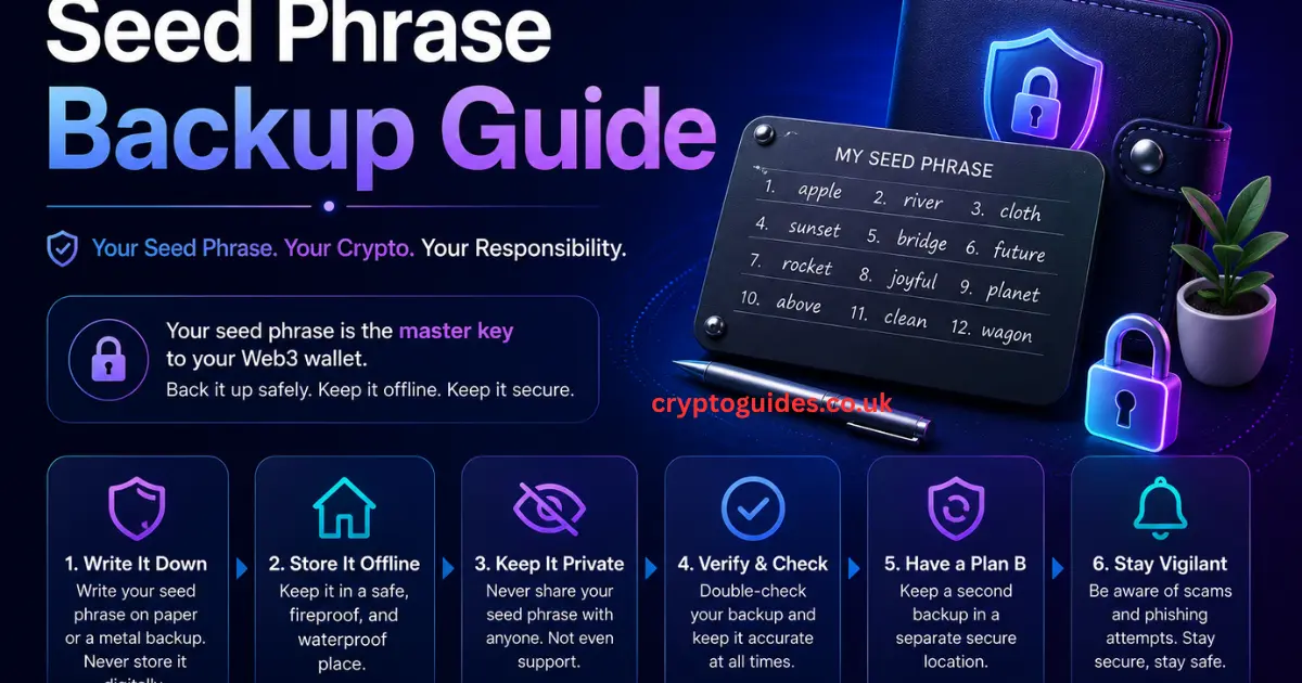 Seed Phrase Backup Guide