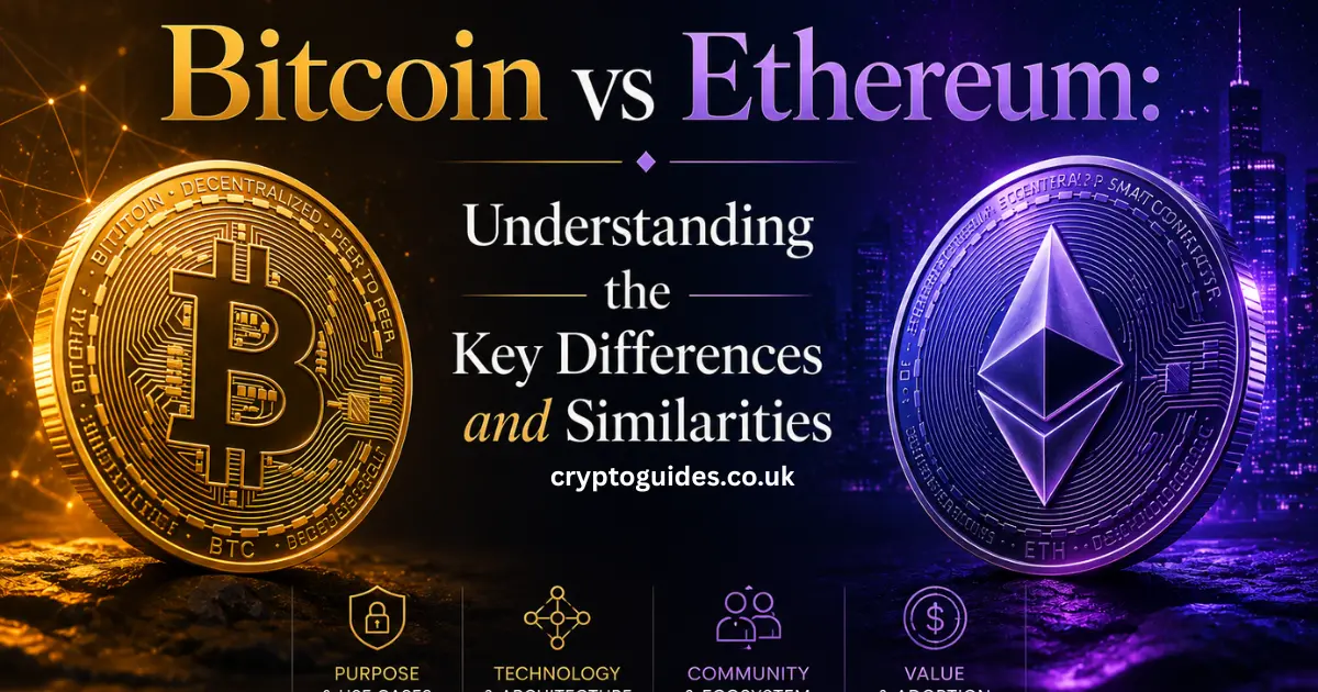 Bitcoin vs Ethereum: Understanding the Key Differences and Similarities