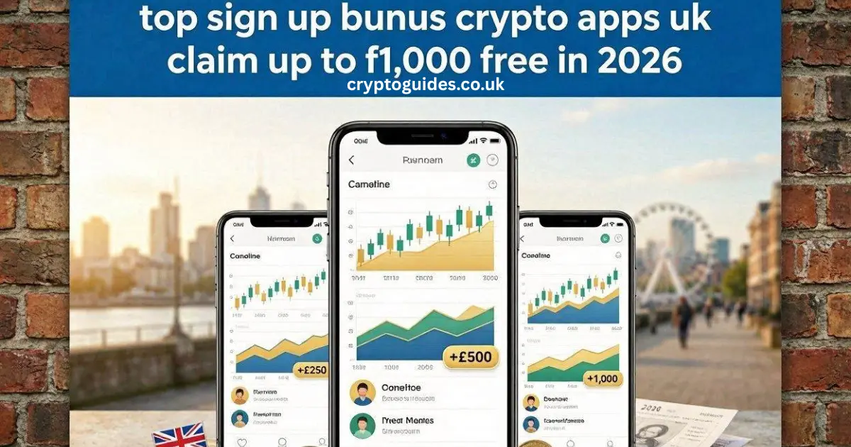 Top Sign Up Bonus Crypto Apps UK: Claim Up to £1,000 Free in 2026